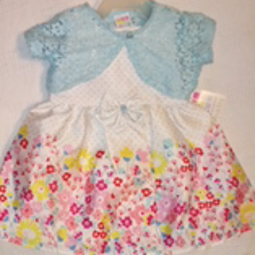 Sateen easter dress